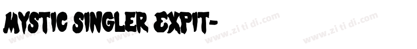 Mystic Singler ExpIt字体转换
